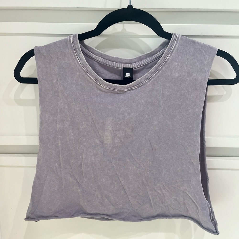 Casual Lavender Muscle Tee